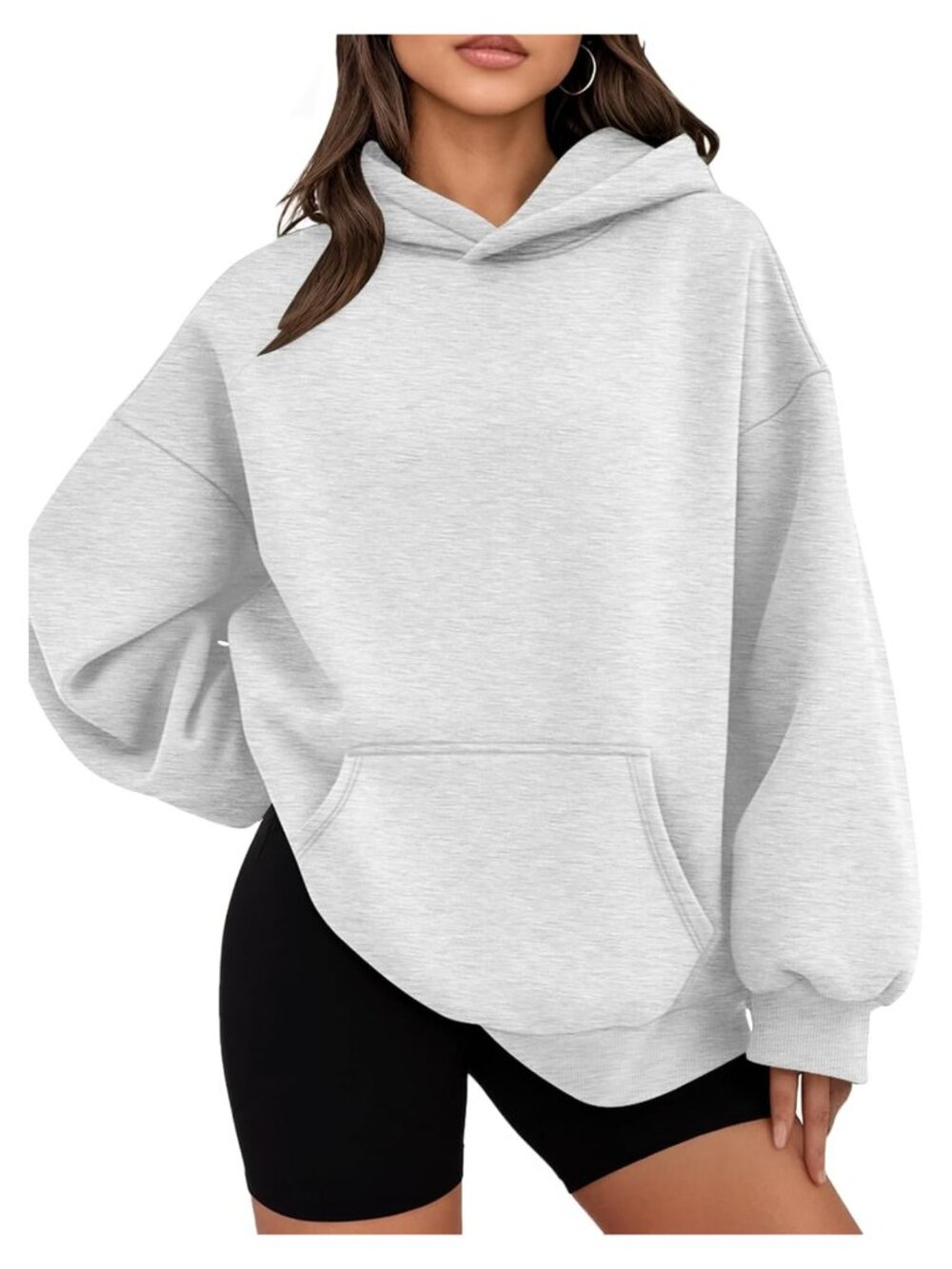 Oversized Casual Hoodie Sweatshirt Long Sleeve Kangaroo Pocket Pullover